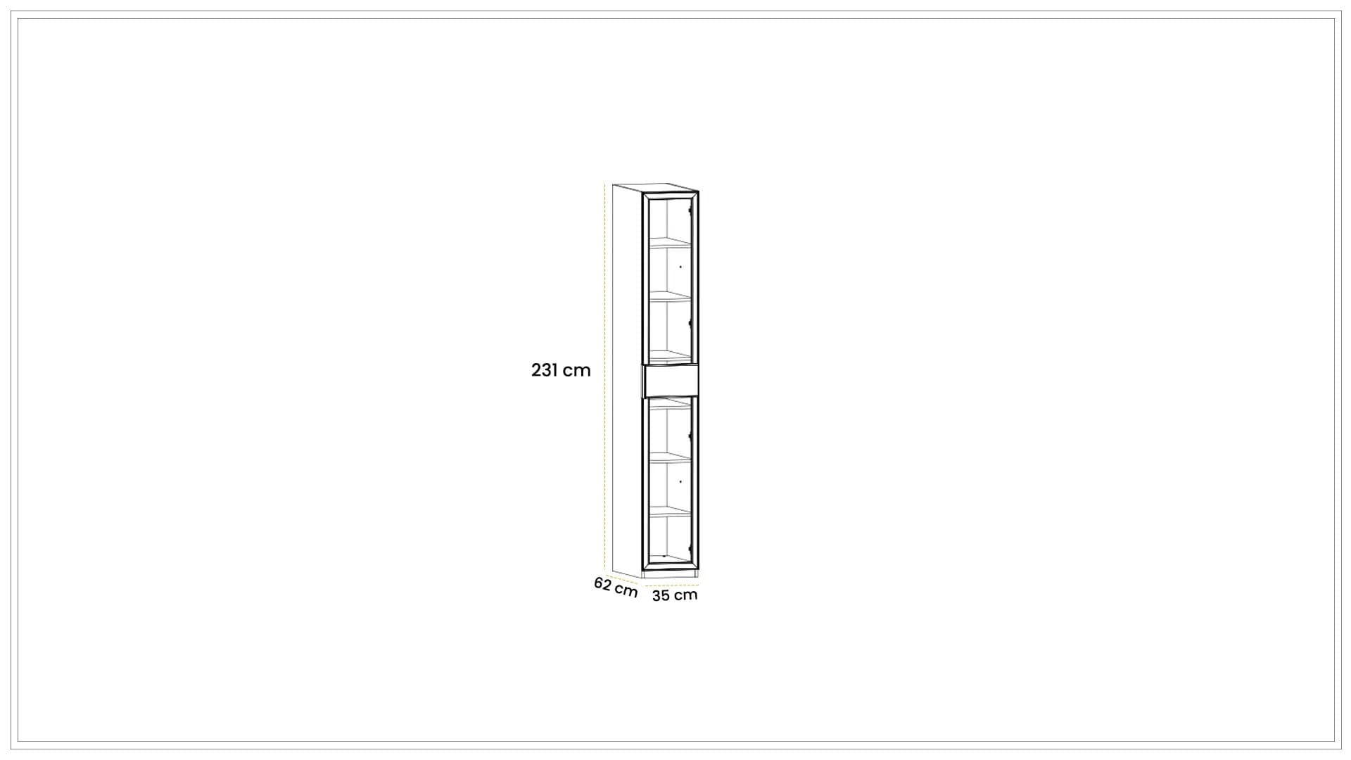 Kaşmir 35 cm Dolap - 3